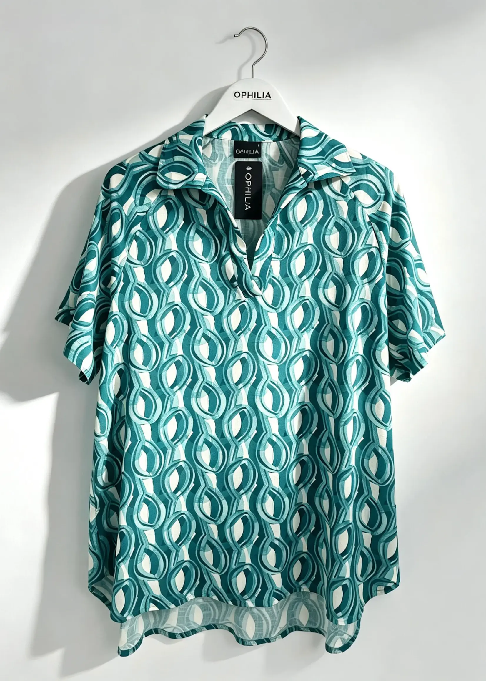 Ophilia Zita Mono crome Aqua