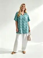Ophilia Zita Mono crome Aqua