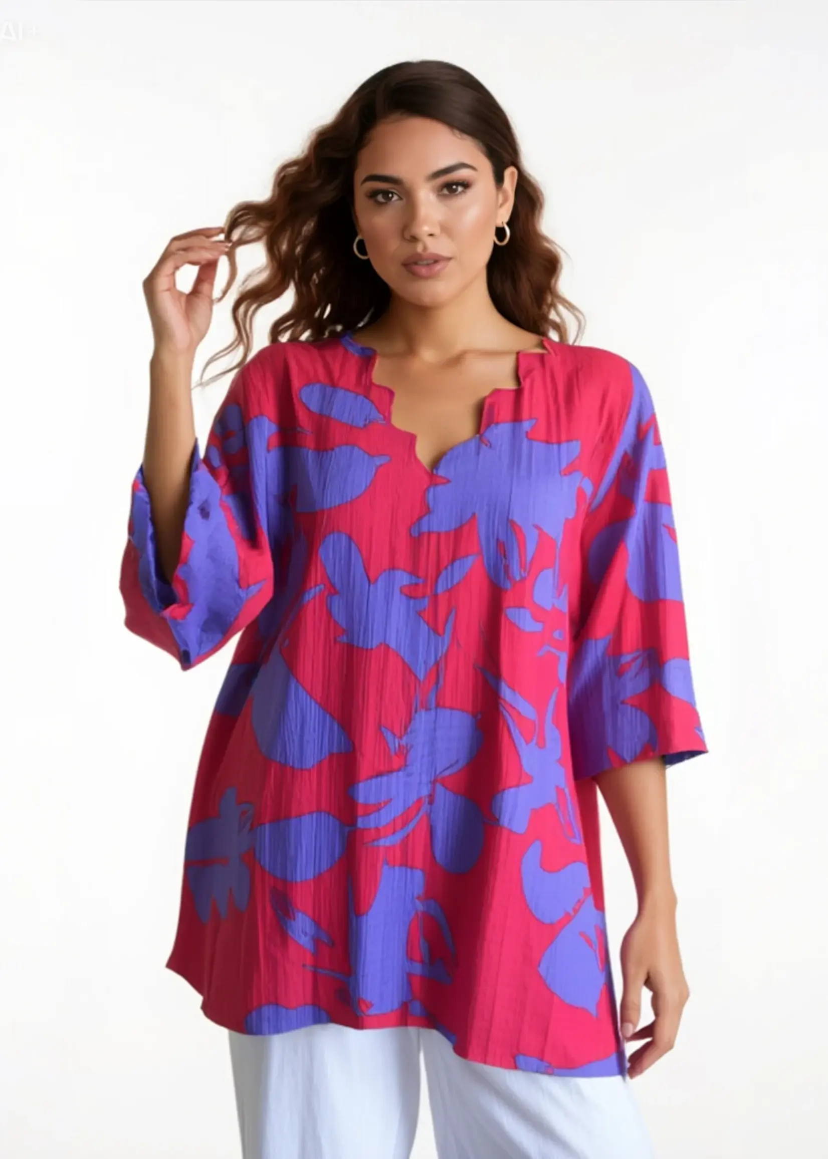 Ophilia Maddy Print Abstract Flower