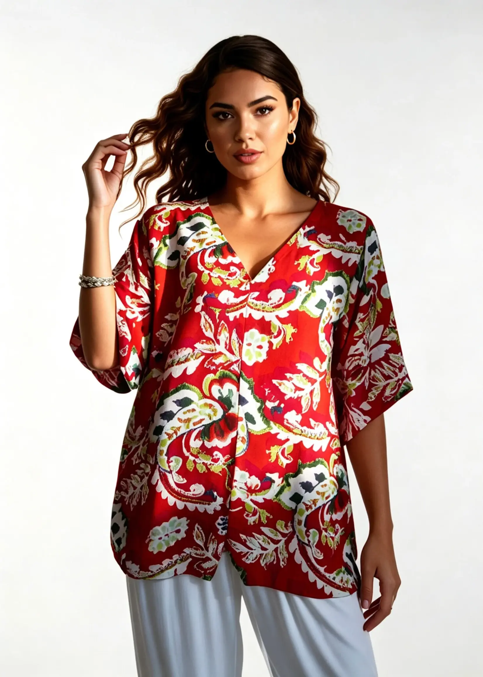 Ophilia Betty Paisley Coral