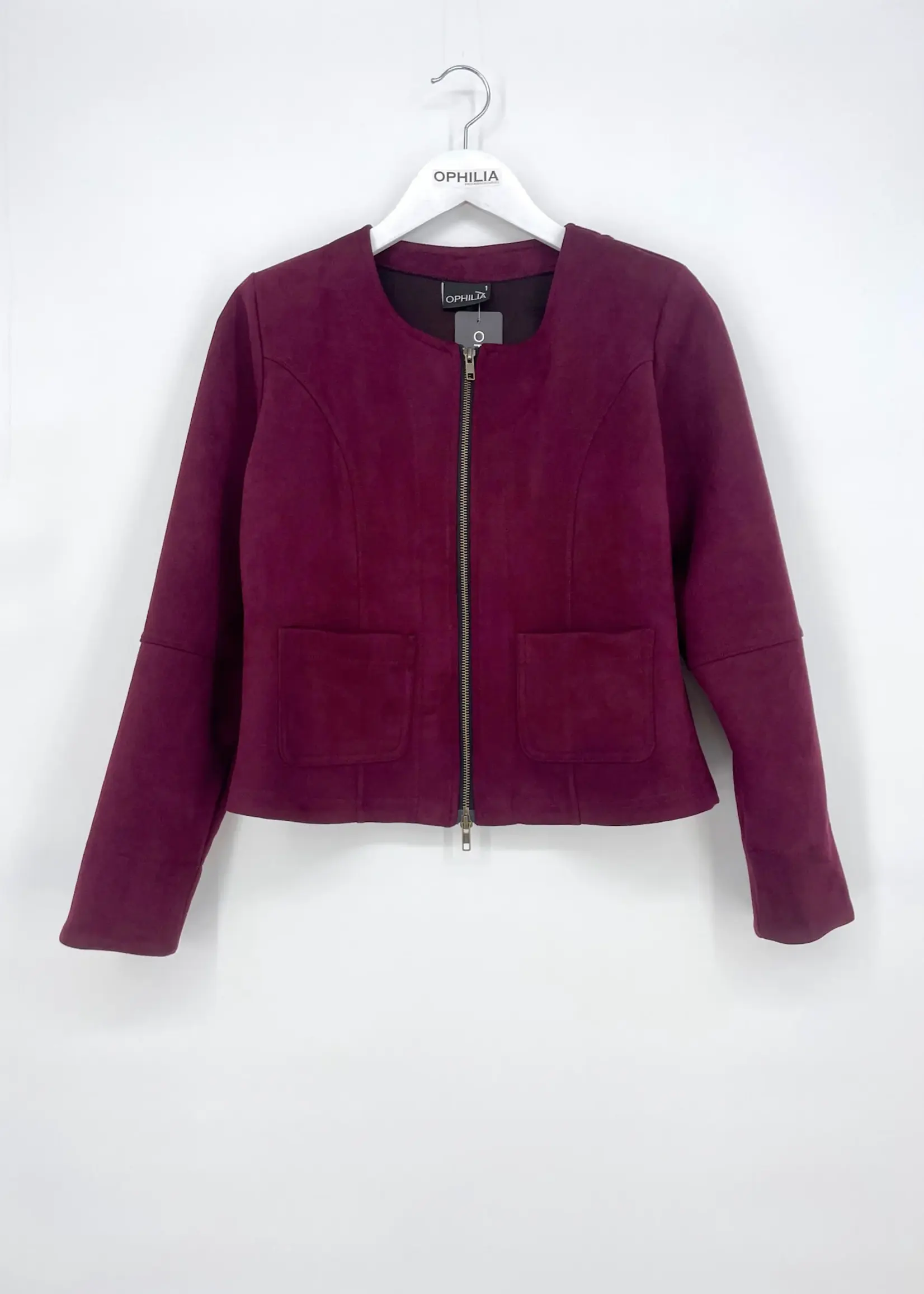 Ophilia Lara scuba suede Purple