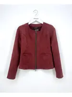 Ophilia Lara scuba suede burgundy Red