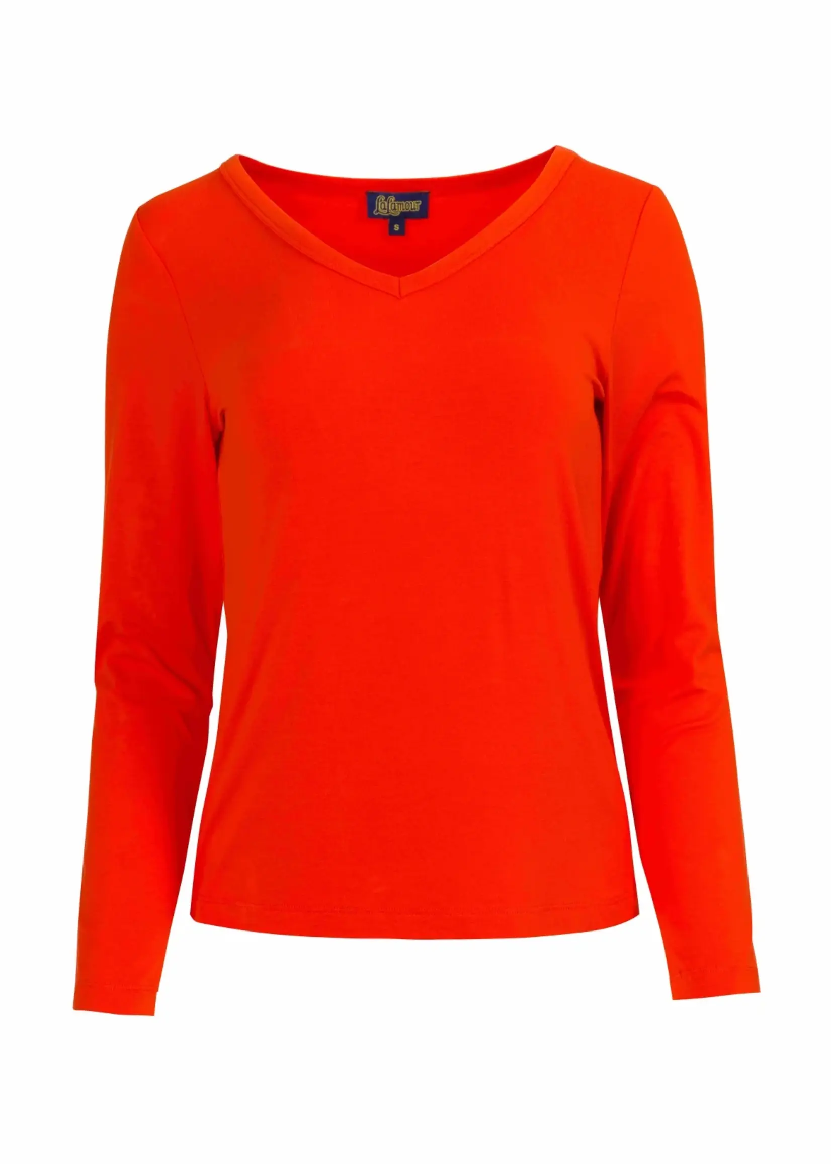 LaLamour Lynn Top Ecovero Plain Red
