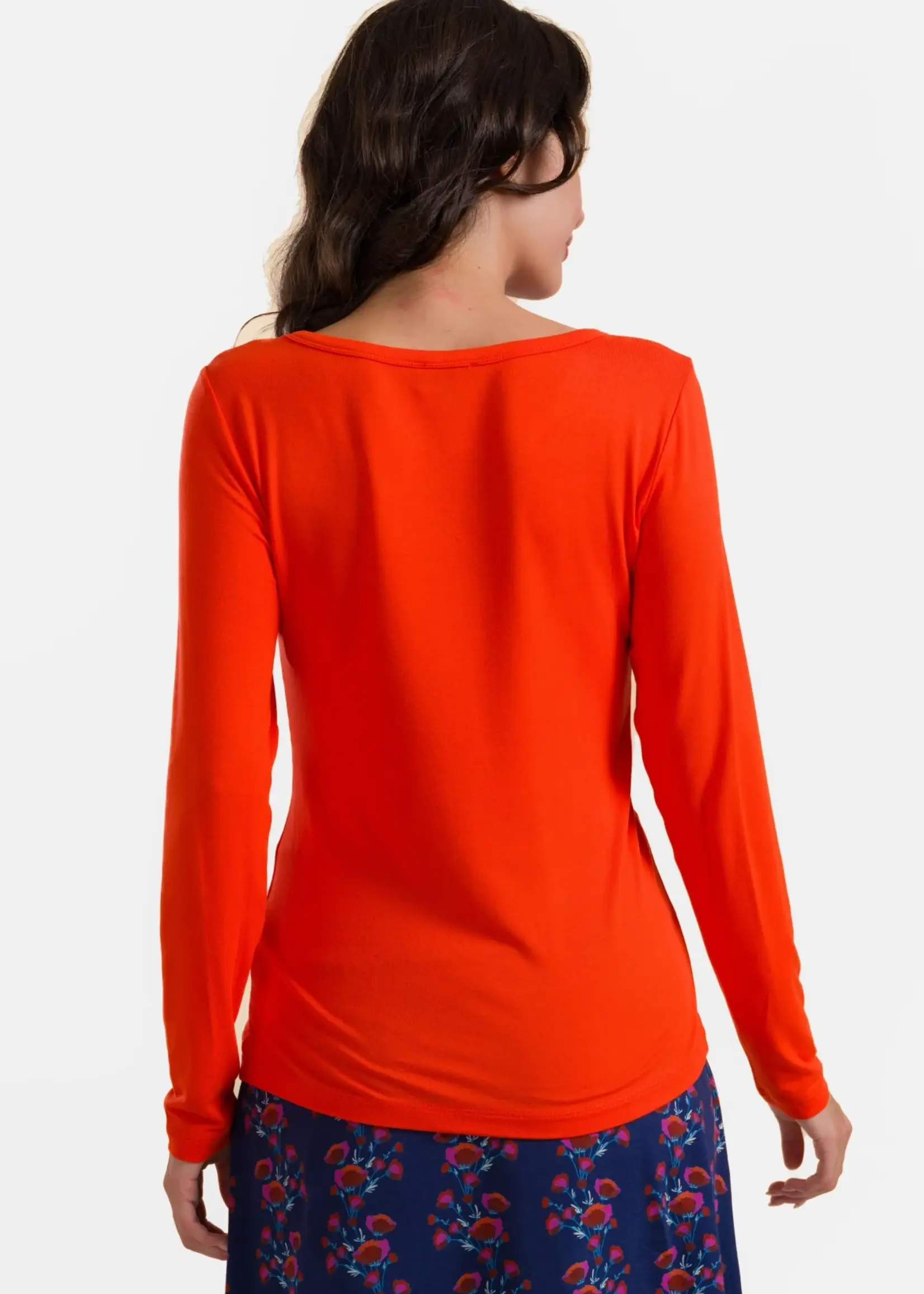 LaLamour Lynn Top Ecovero Plain Red