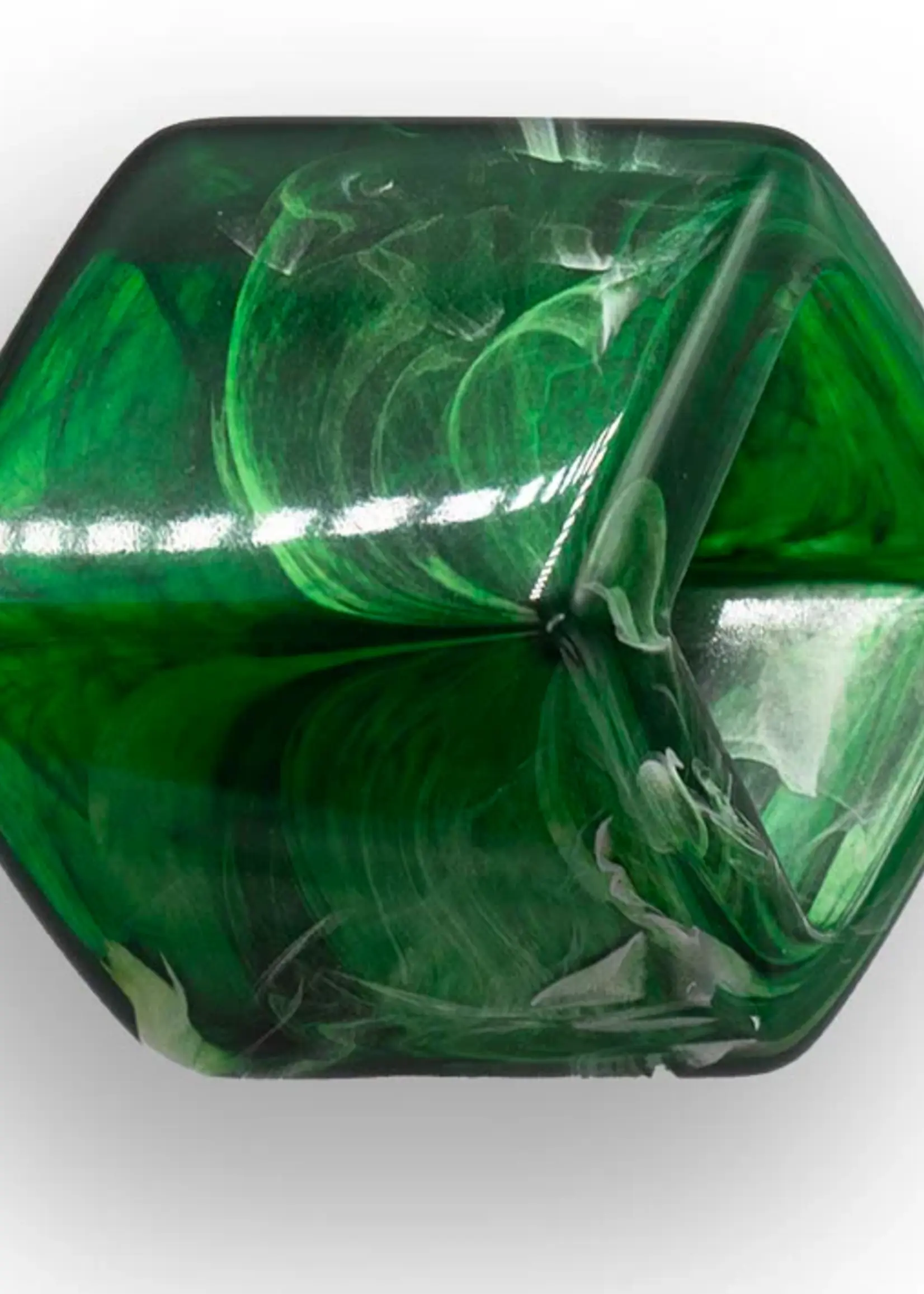 Cubes Cube Bottle Green Shiny