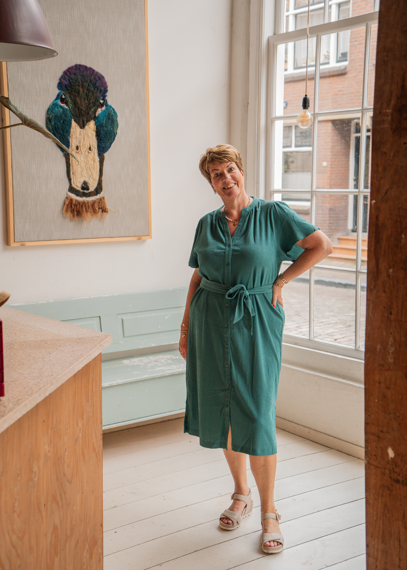 Exxcellent Manola Dress Vintage Green