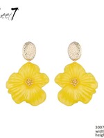 Sweet7 Oorbellen Blossom Geel 300724916