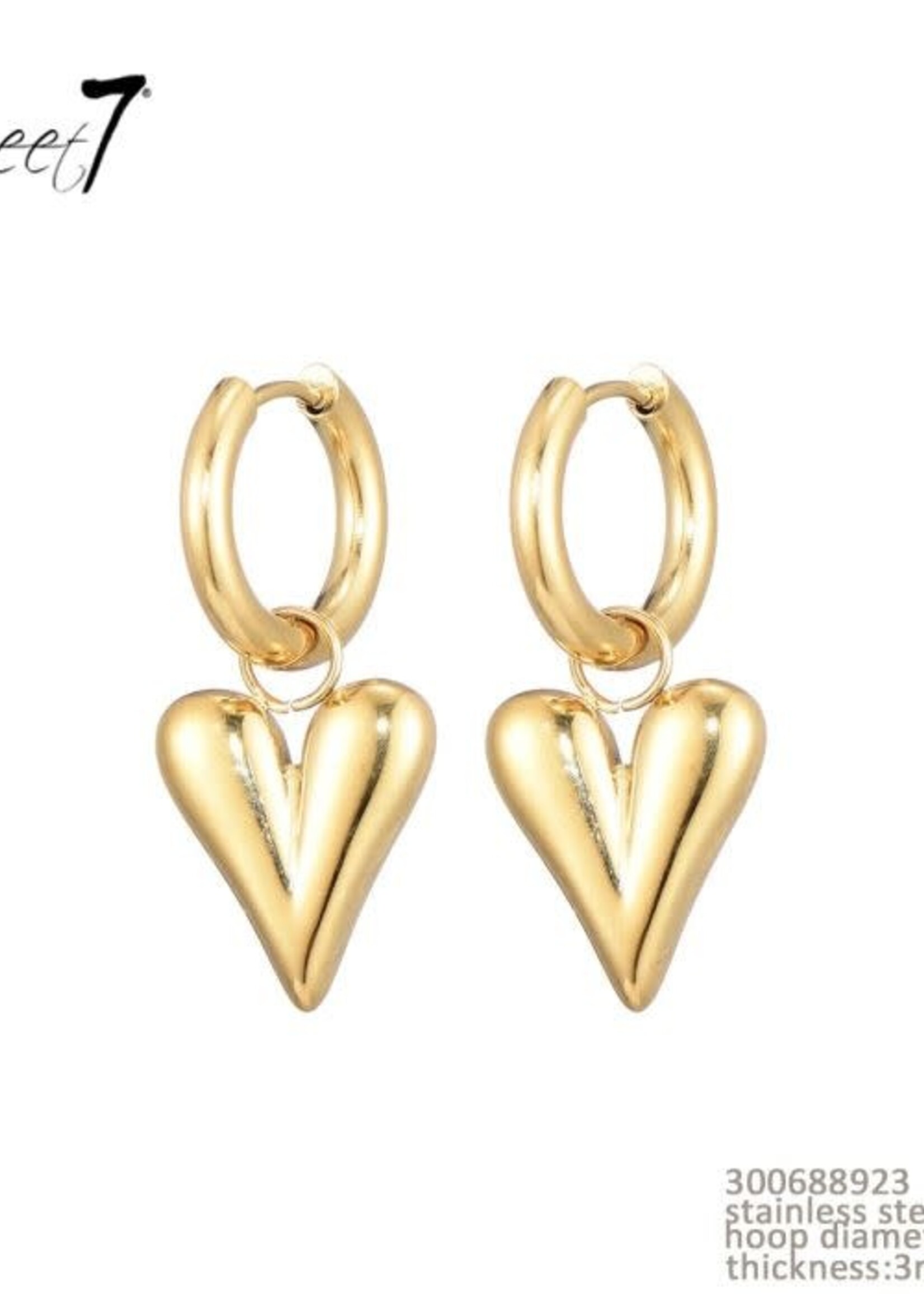 Sweet7 Oorbellen Sweet hart 300688923