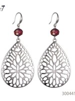 Sweet7 Oorbellen Sweet Rood 300441800