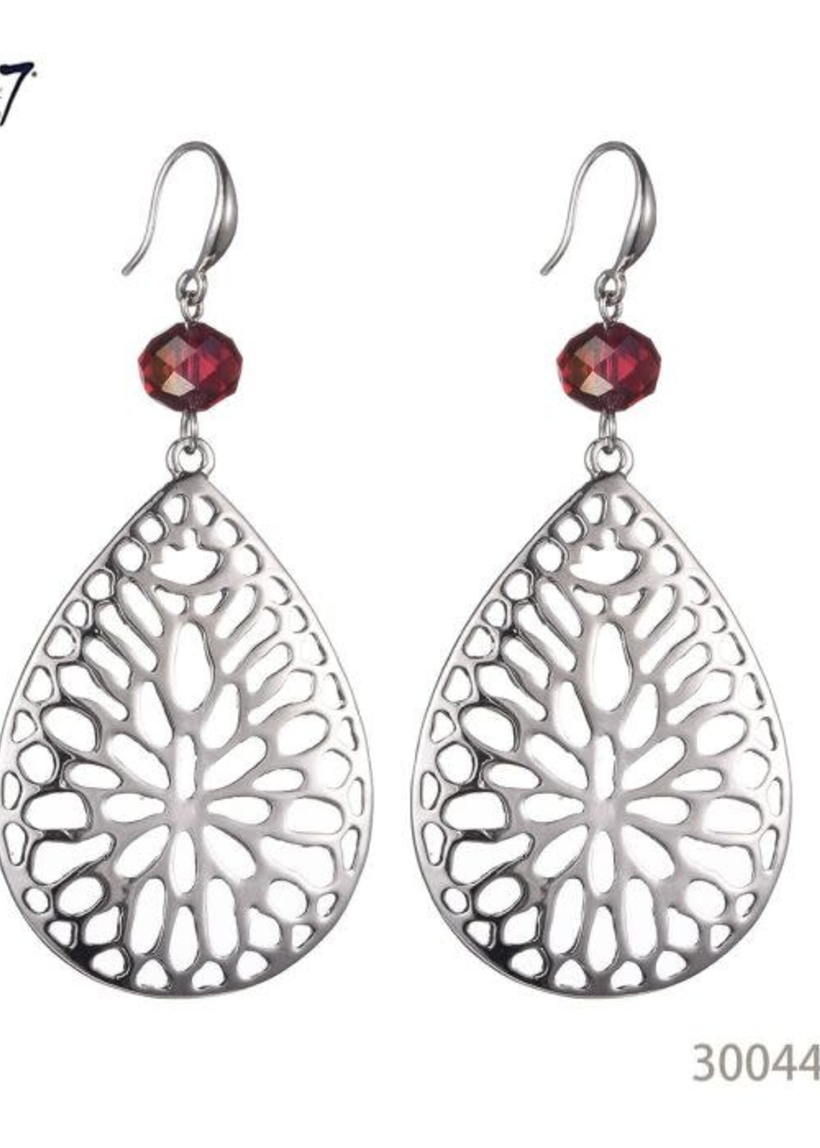 Sweet7 Oorbellen Sweet Rood 300441800