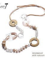 Sweet7 Lange ketting Sweet naturel 101096537