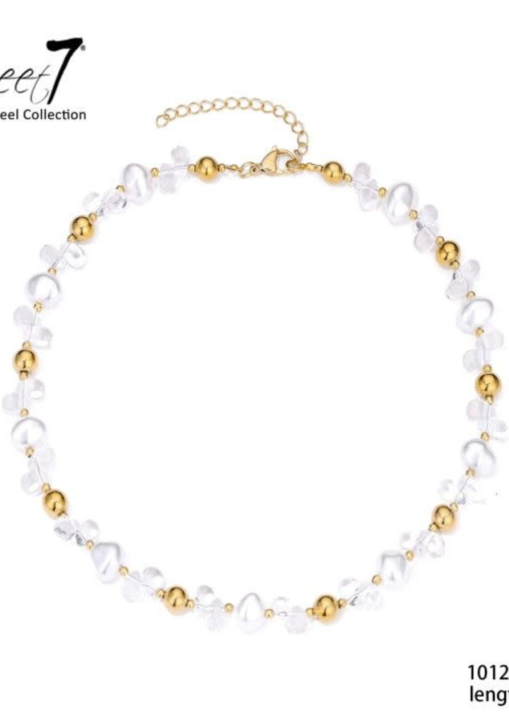 Sweet7 Korte ketting Sweet Wit 101210623