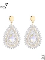 Sweet7 Oorhangers Sweet transparant beige 300722822
