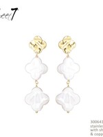 Sweet7 Oorhangers Sweet Wit 300641823