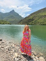 Alba Dress Pink-Orange-Mint