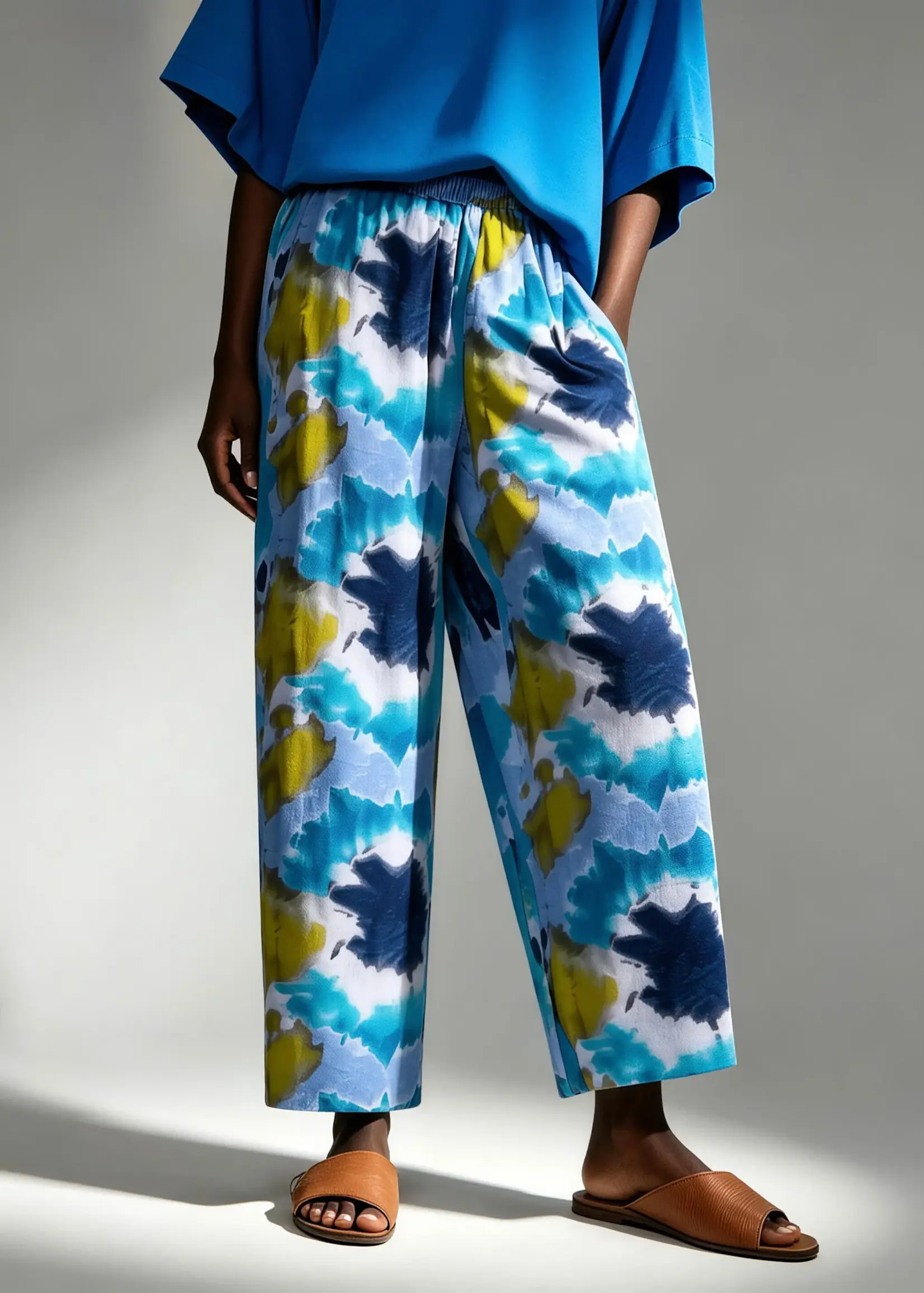 Ophilia Koko Tie Dye Blue