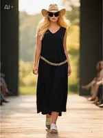Ophilia Sheryl Plain Black