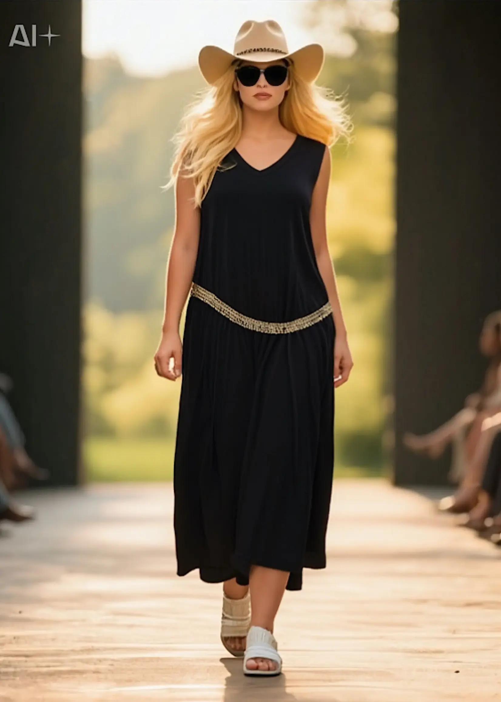 Ophilia Sheryl Plain Black