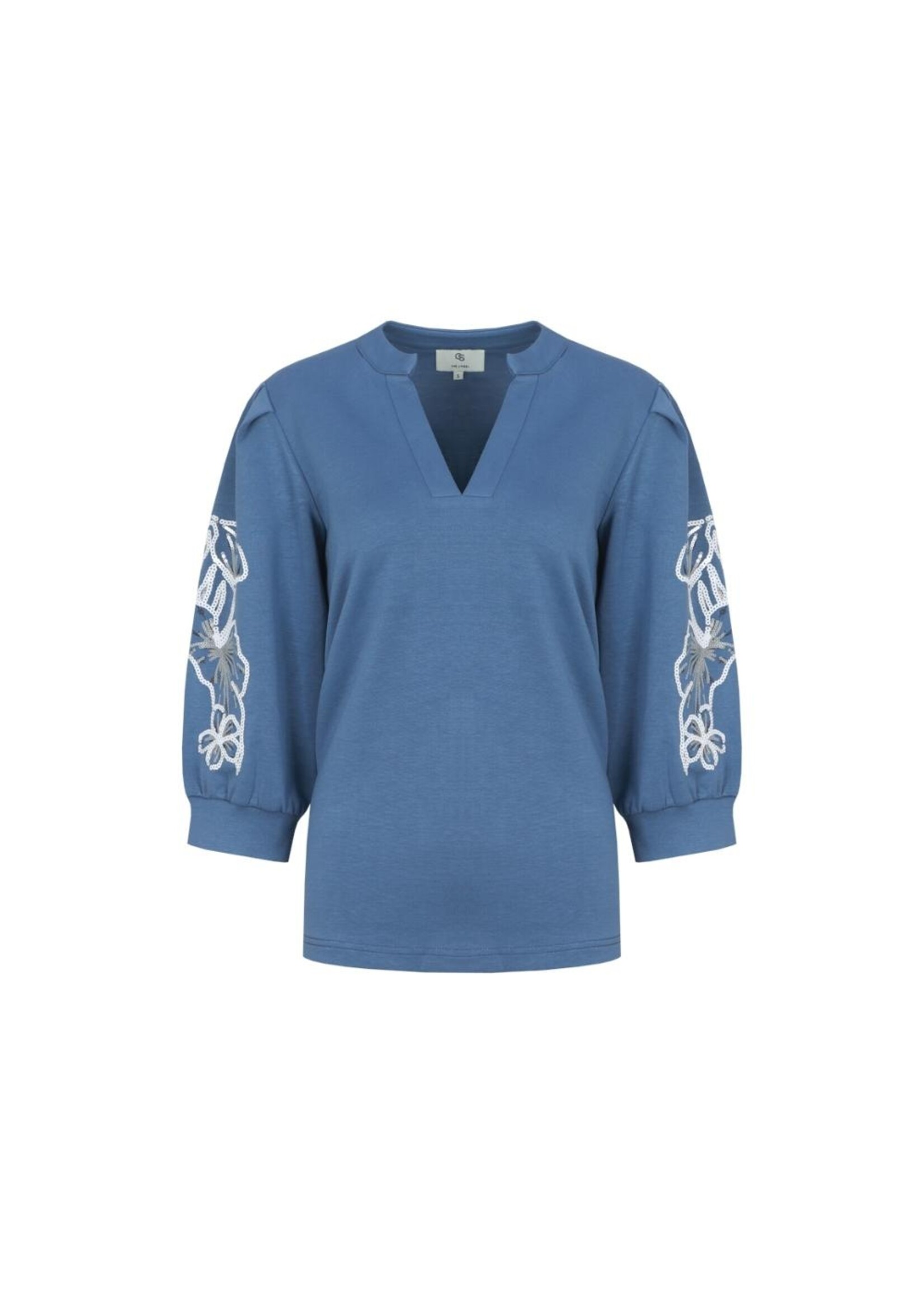 C&S The Label Wiebke Sweater Dusty Blue