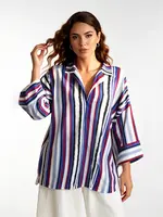Ophilia Bella Paint Stripe Blue