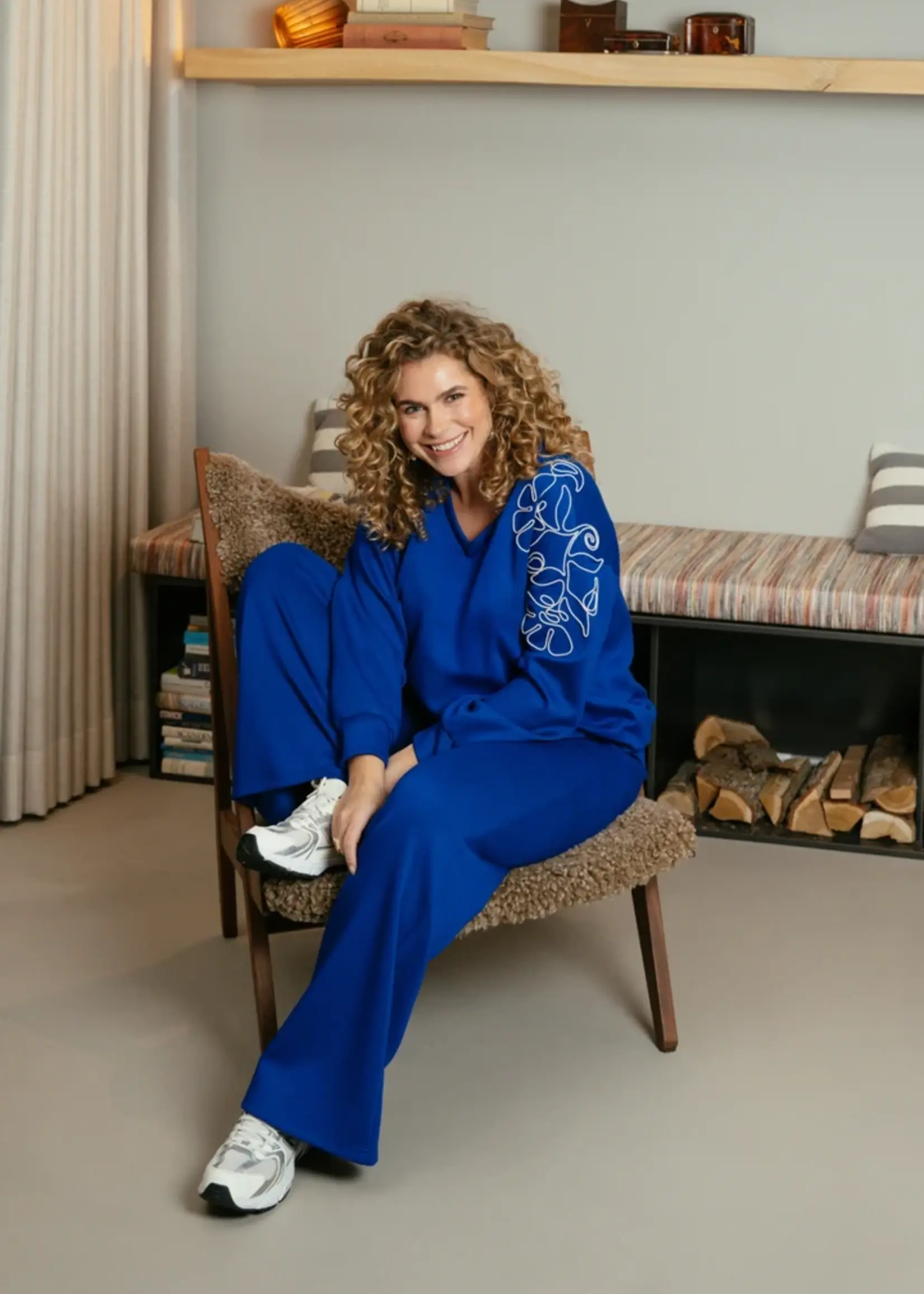 Exxcellent Hadley Sweater Royal Blue