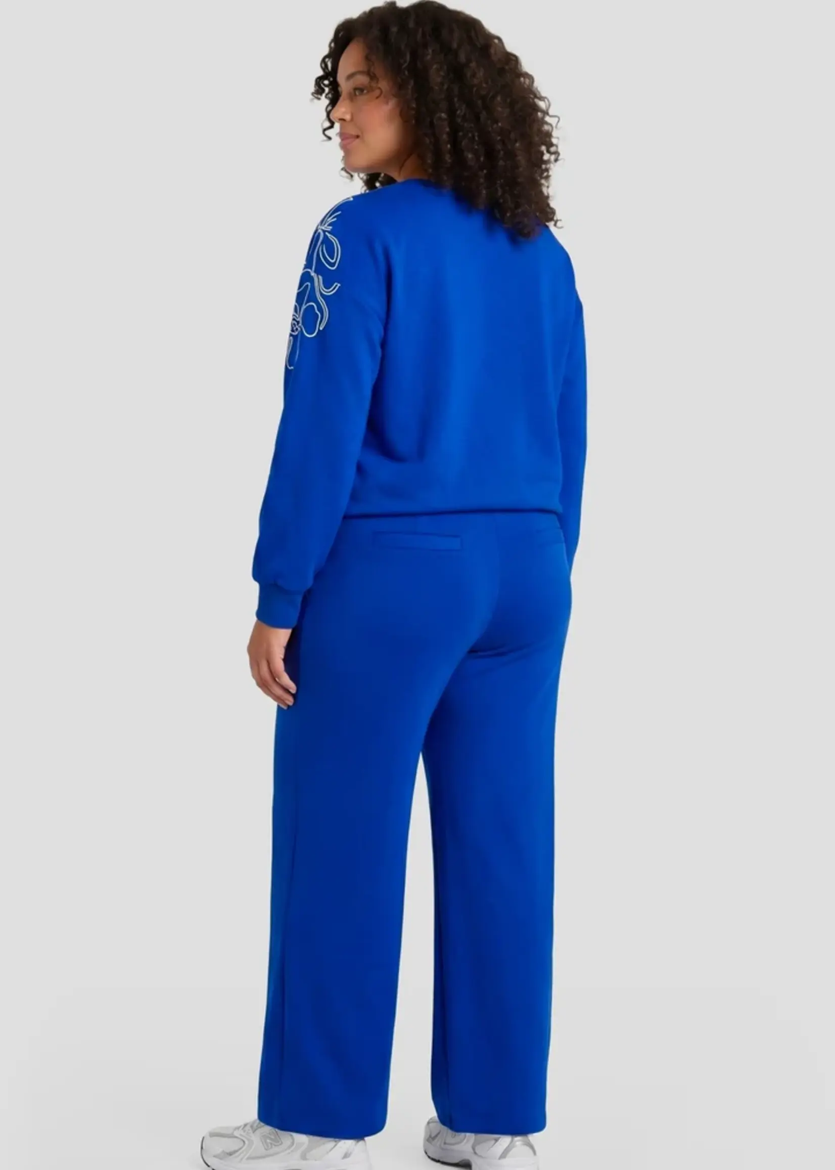 Exxcellent Leona Pants Royal Blue