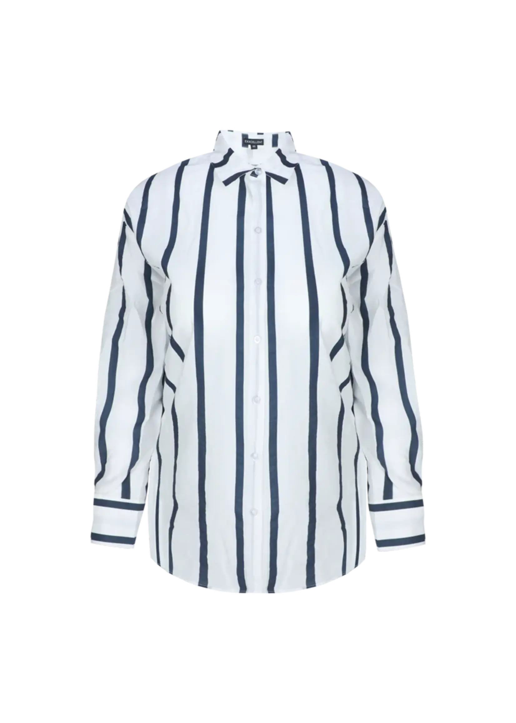 Exxcellent Inena Blouse Offwhite/Eclipse