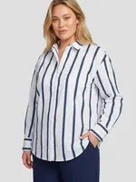 Exxcellent Inena Blouse Offwhite/Eclipse