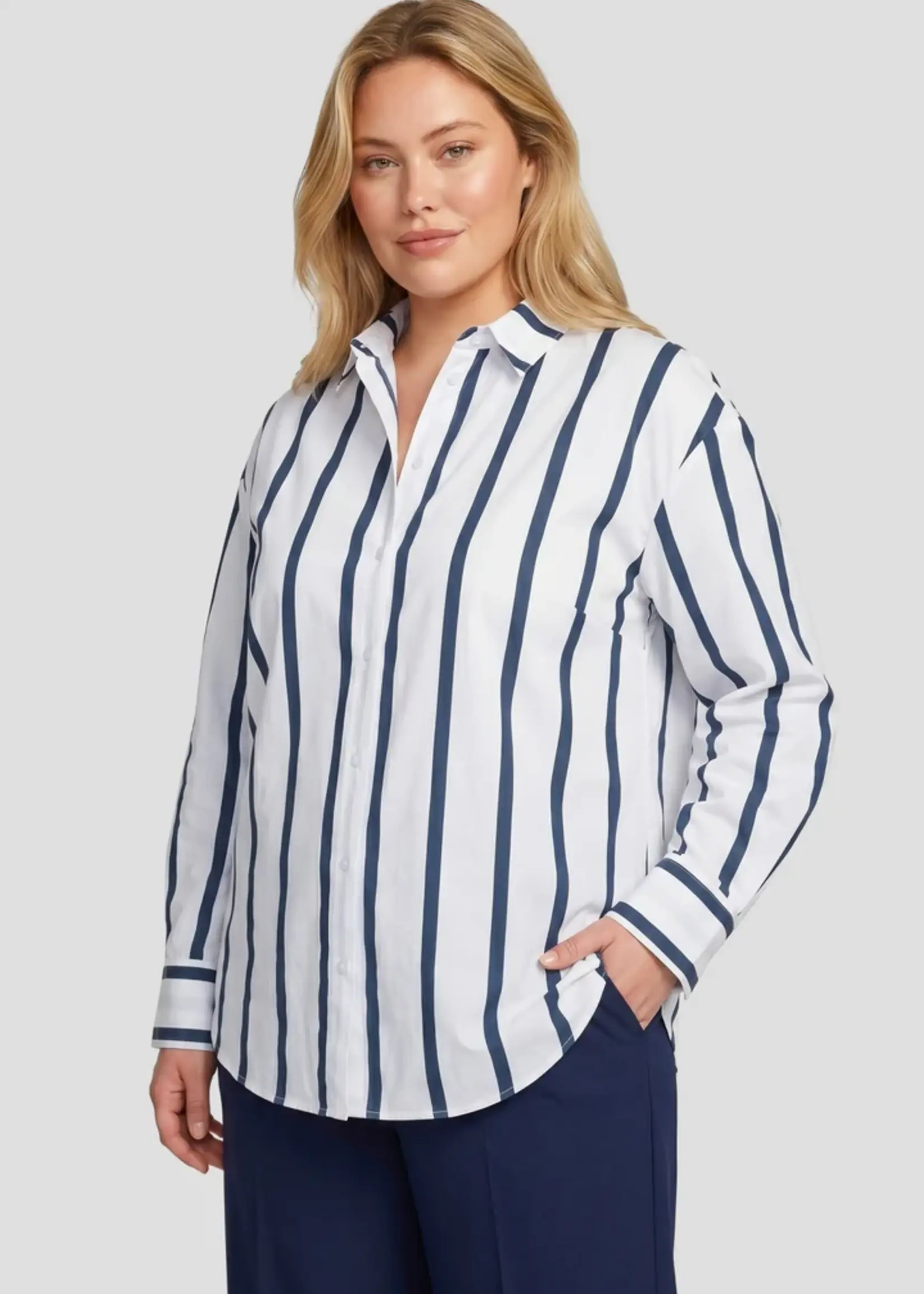 Exxcellent Inena Blouse Offwhite/Eclipse