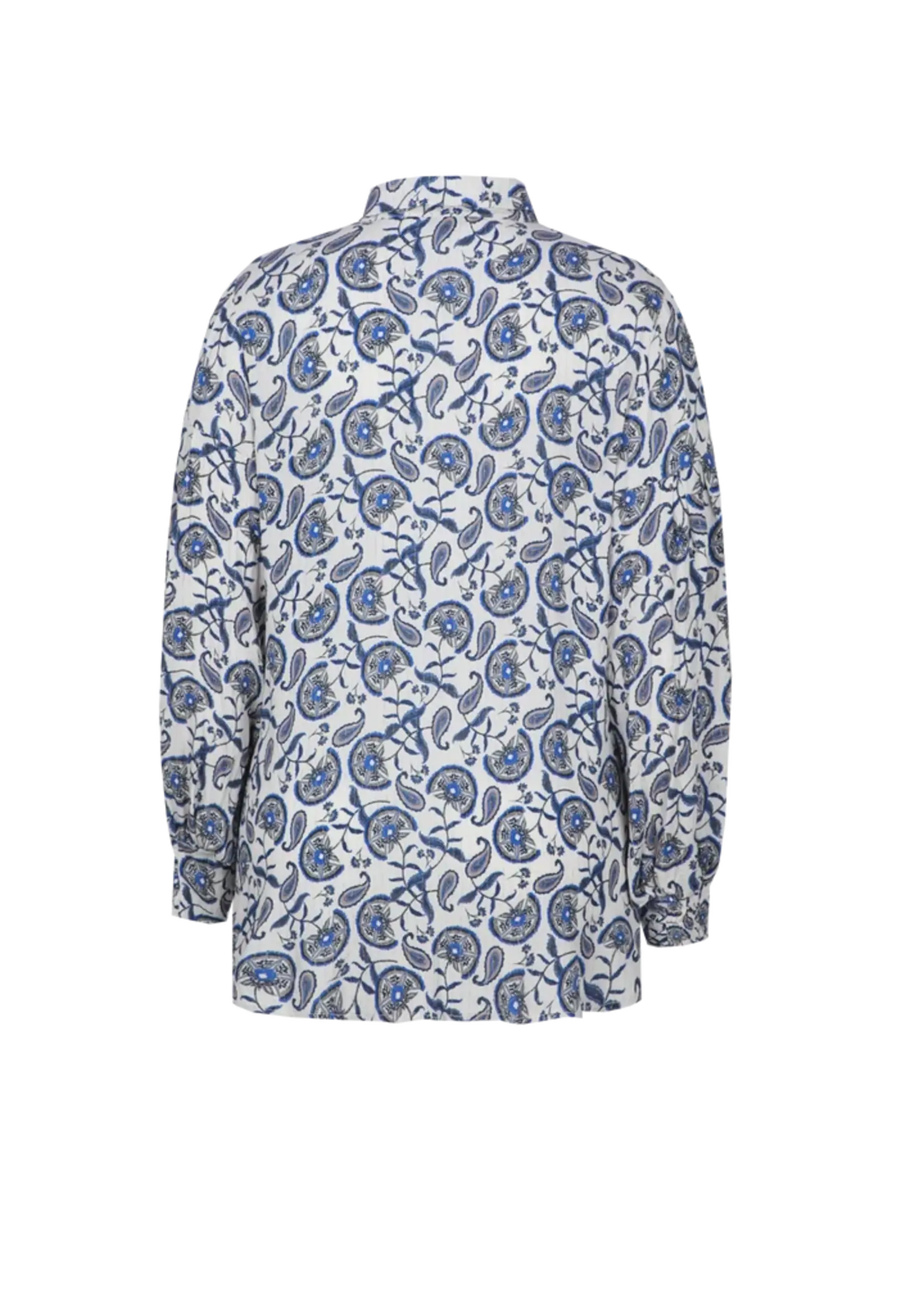 Exxcellent Althea Blouse Sand/King Blue