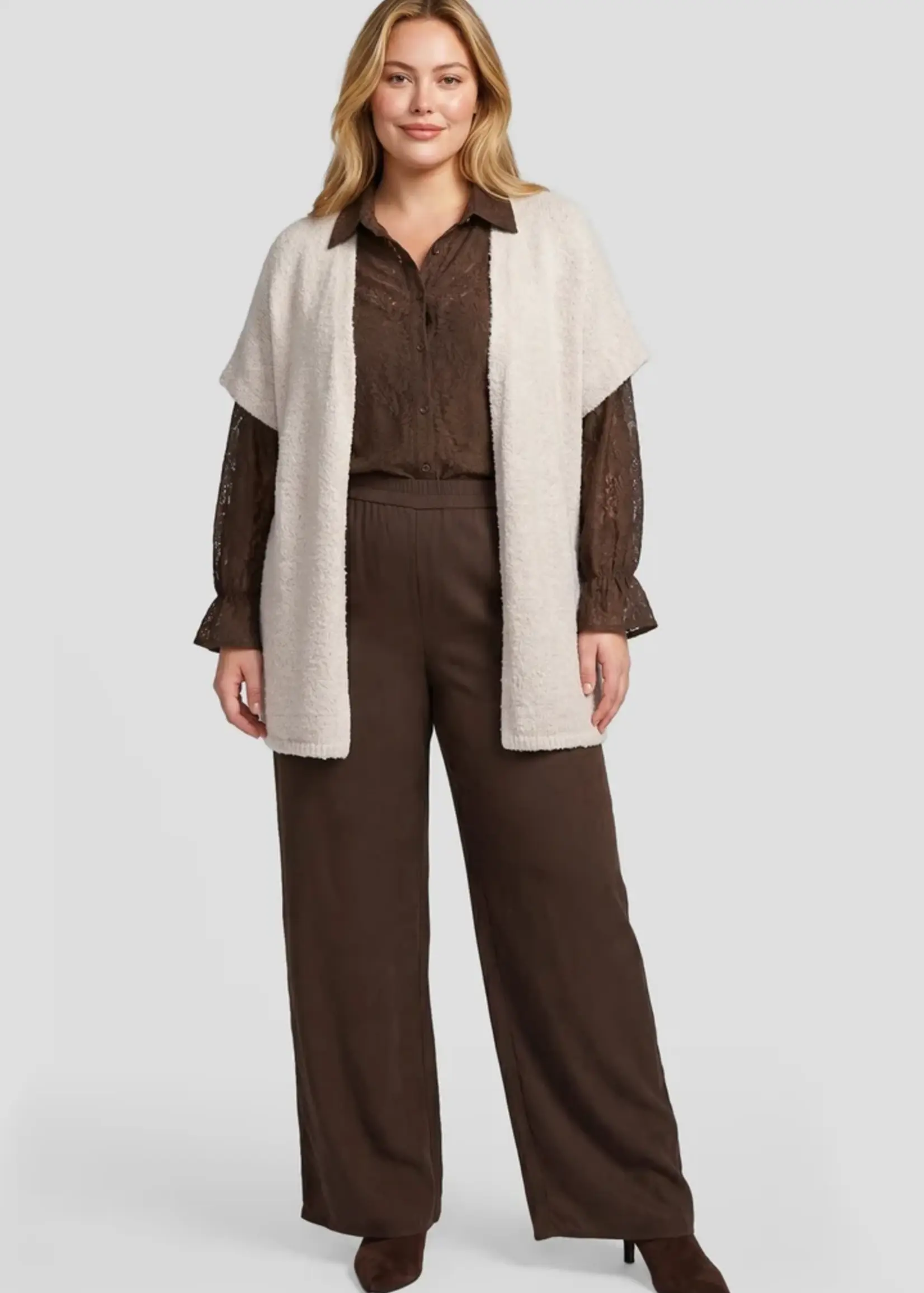 Exxcellent Myra Knit Cardigan Sand