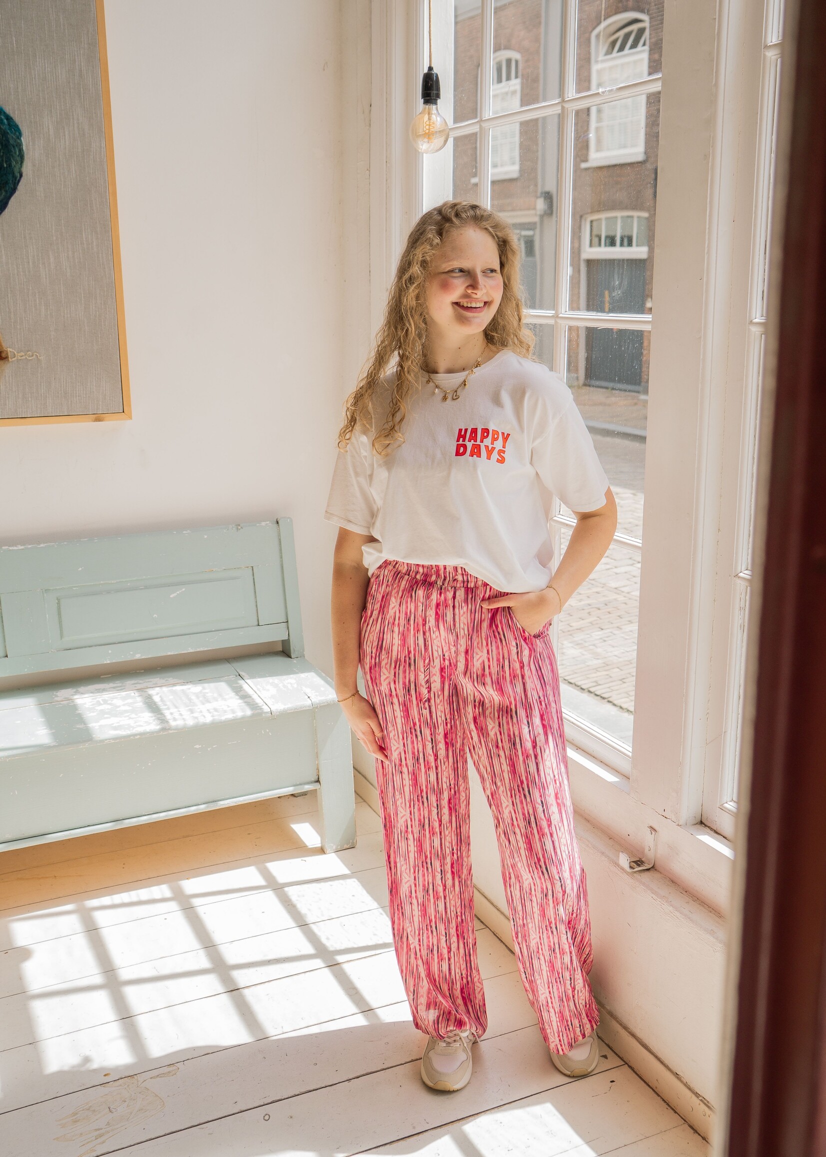 FLURESK Claribel Pants Rose Quarz/Lipgloss