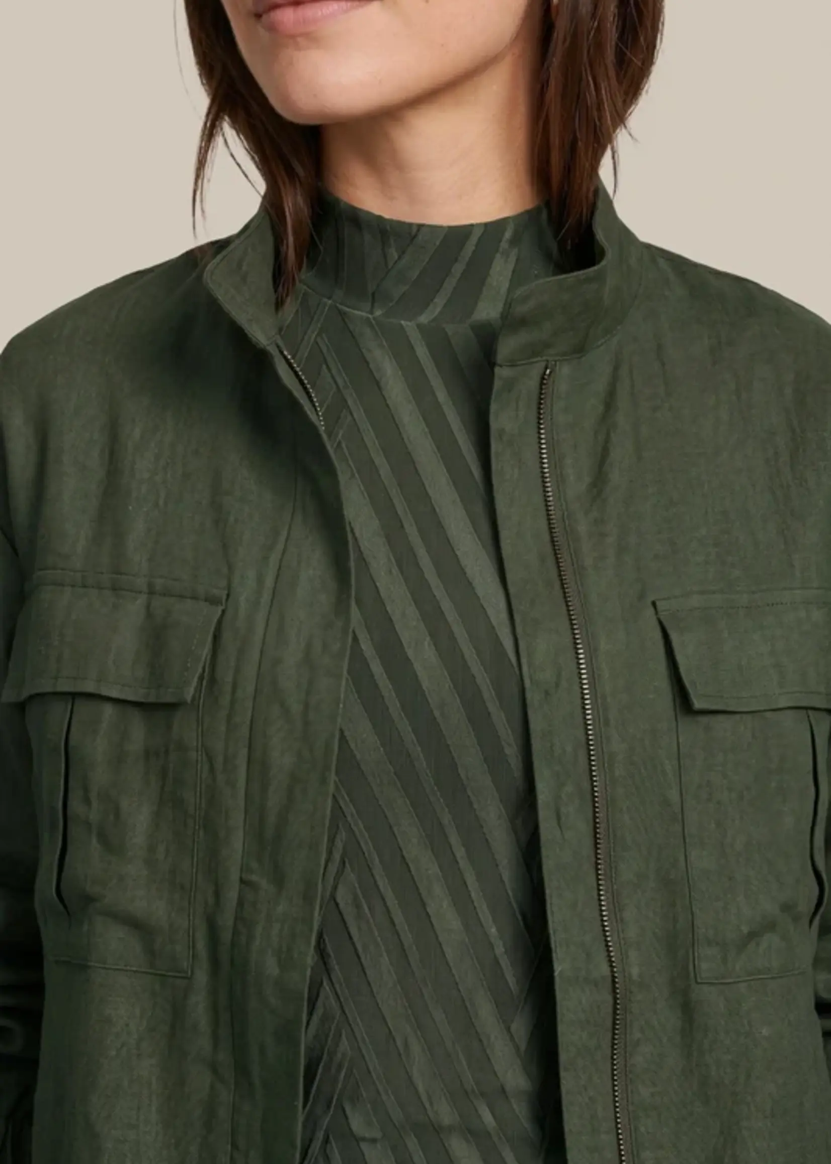 C&S The Label Jinora Jacket Dark Olive
