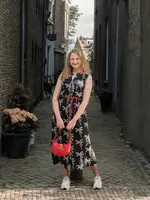Knoopriem Rood lang (350cm)