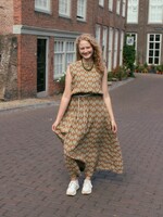 Flowie set Olive/Orange One Size