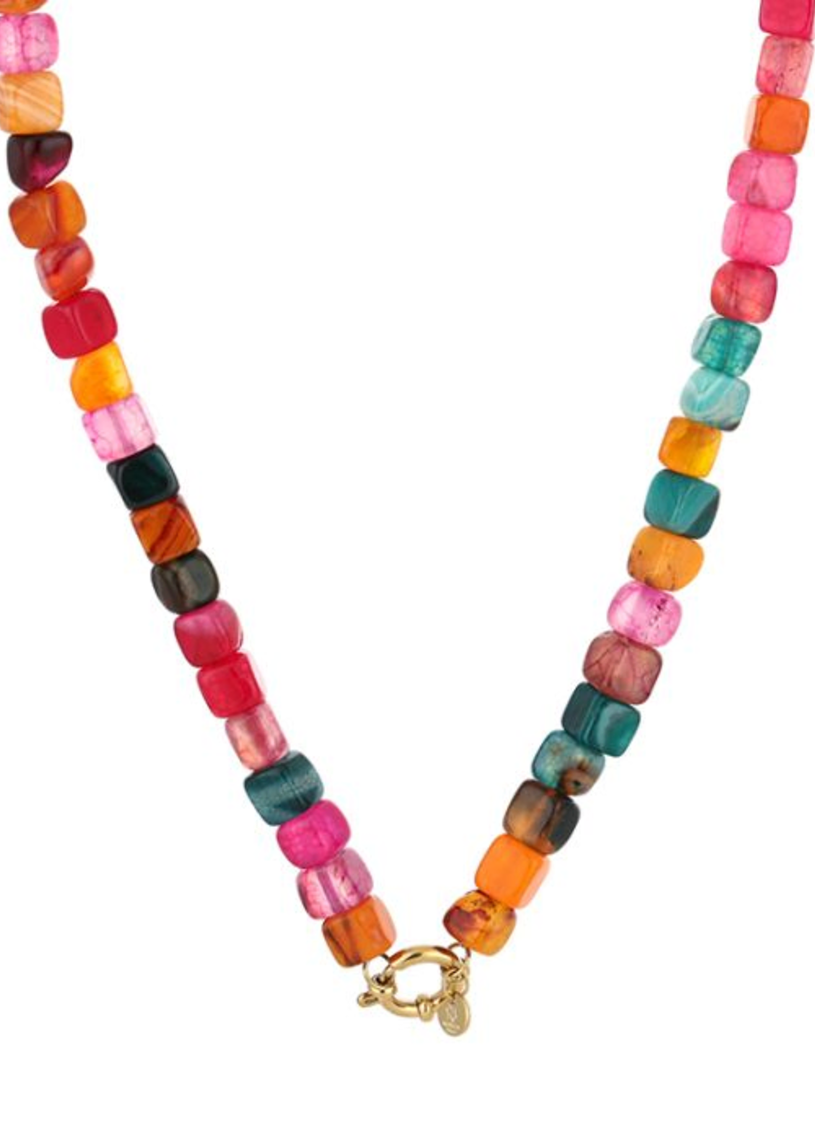 Statement ketting Pink Mix