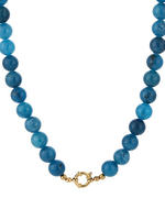 Statement Ketting Cobalt met siersluiting