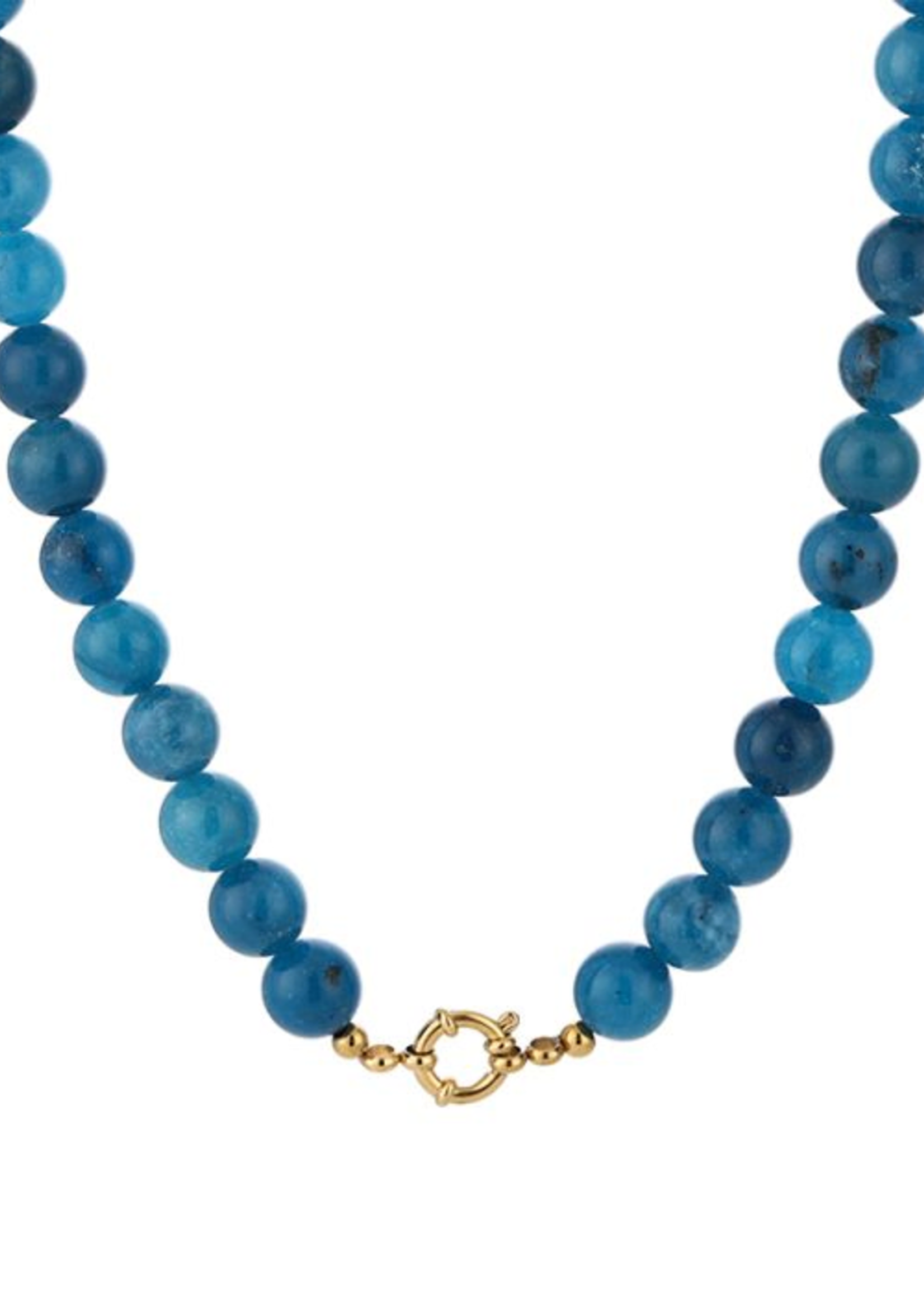 Statement Ketting Cobalt met siersluiting