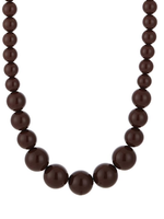 Statement ketting brown