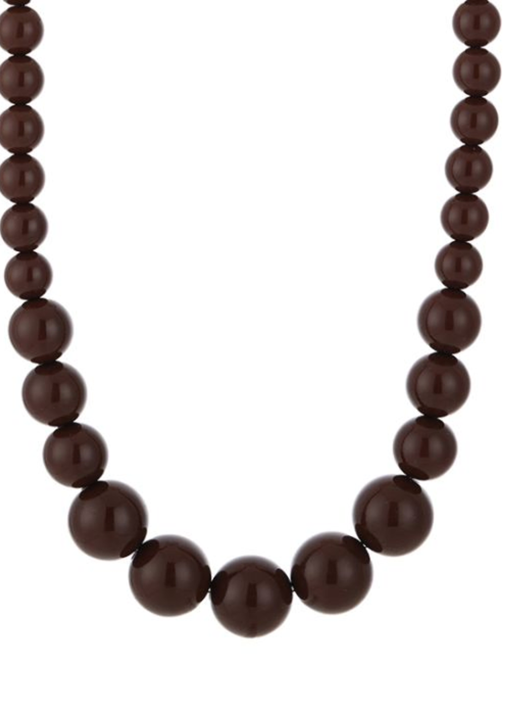 Statement ketting brown