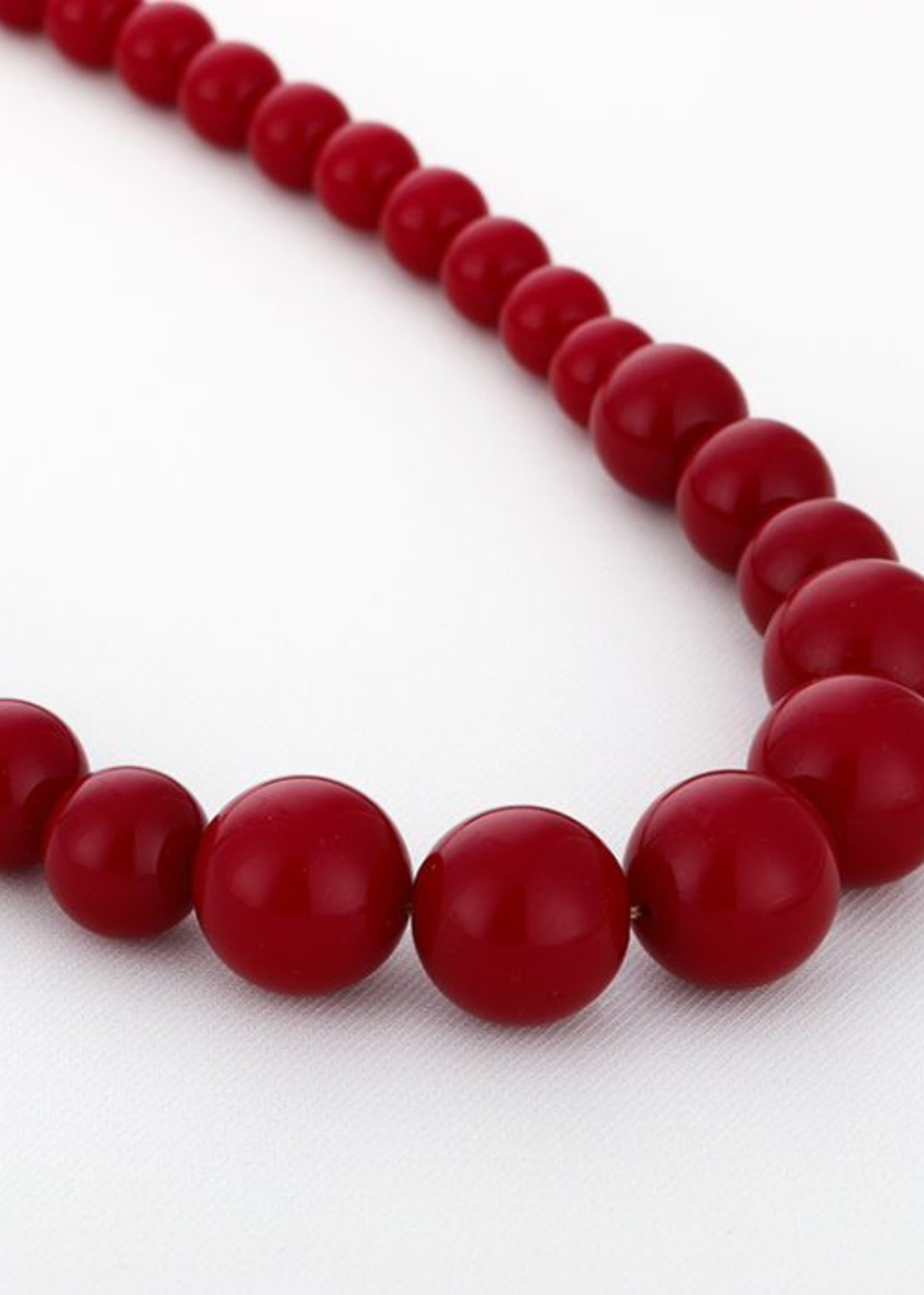 Statement ketting bordeaux