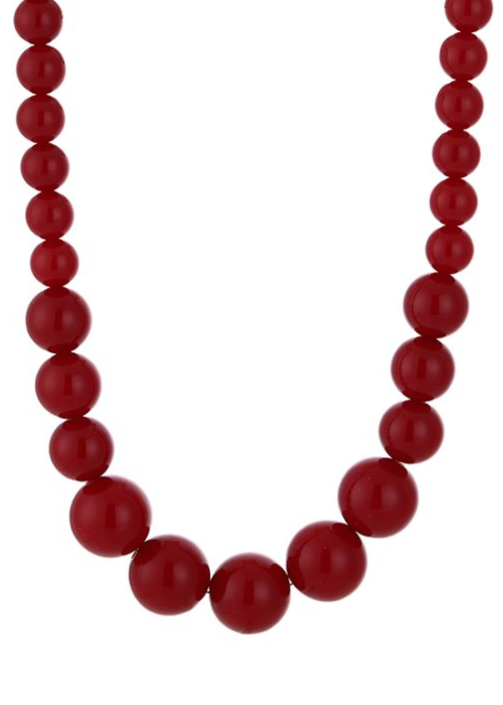 Statement ketting bordeaux