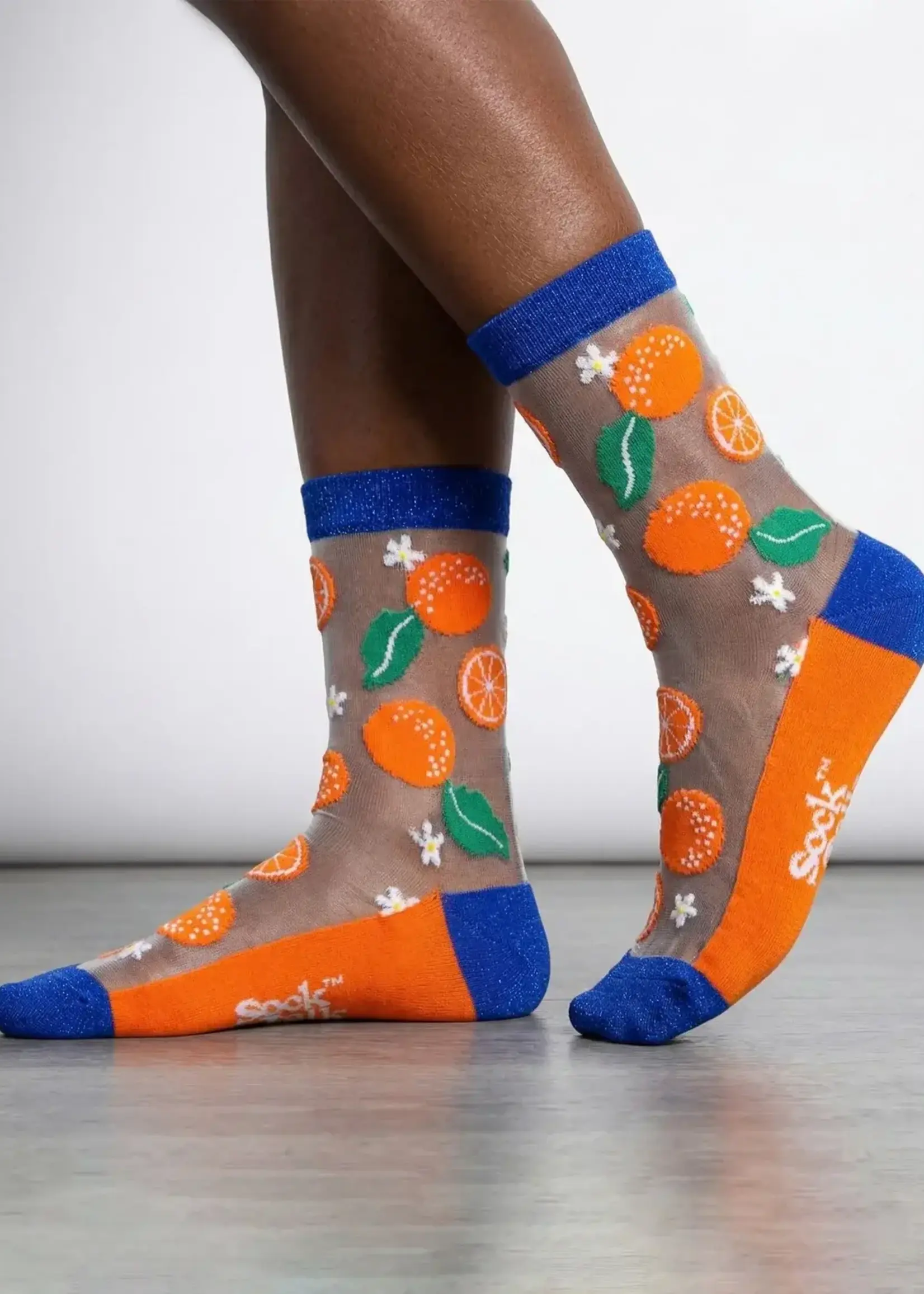 Sock Talk Love Hearts glitter sokken van gekamd katoen in lichtroze