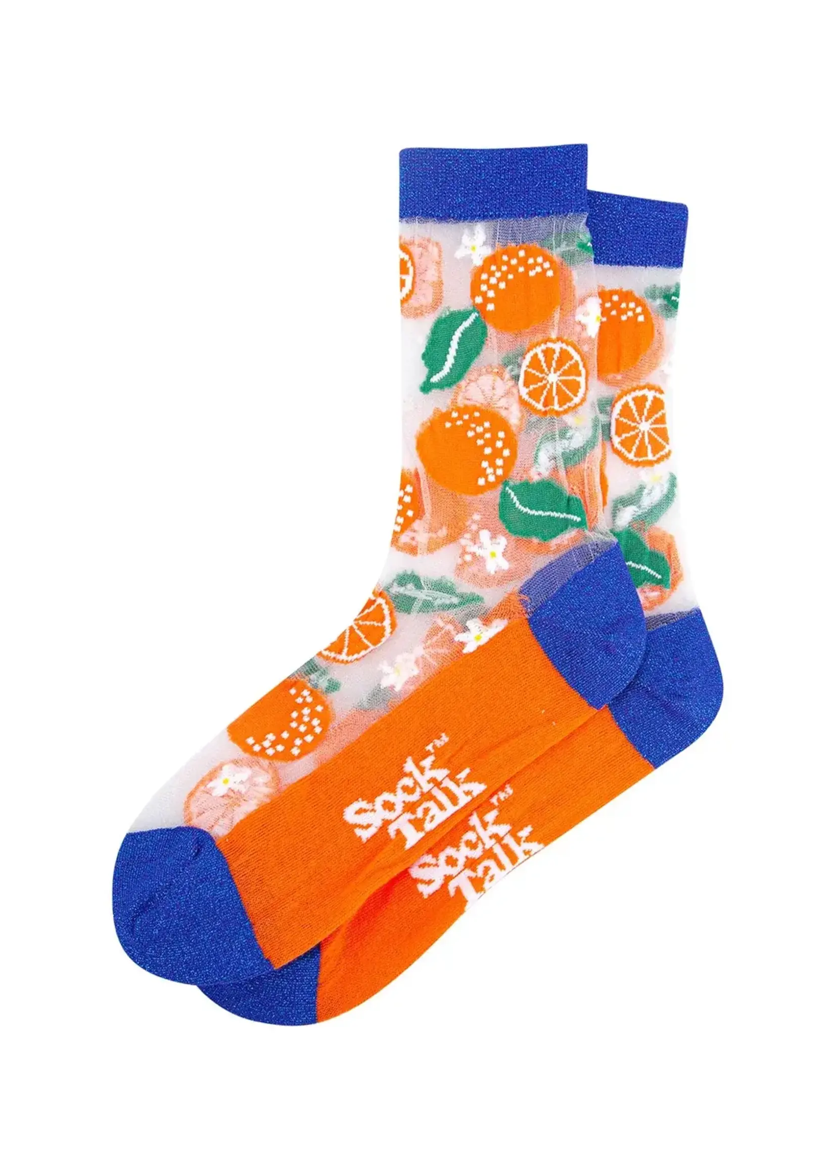 Sock Talk Love Hearts glitter sokken van gekamd katoen in lichtroze