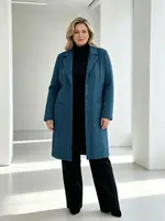 Ophilia Nora cably knit petrol