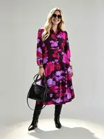 Ophilia Lisa  dessin batik flower red