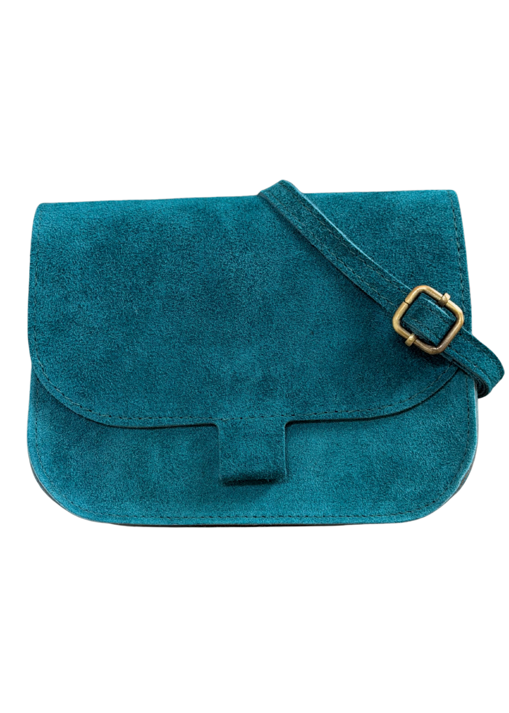 Tas Flora Suede Petrol