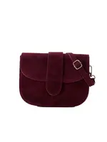 Maan suede bags Bordeaux 62
