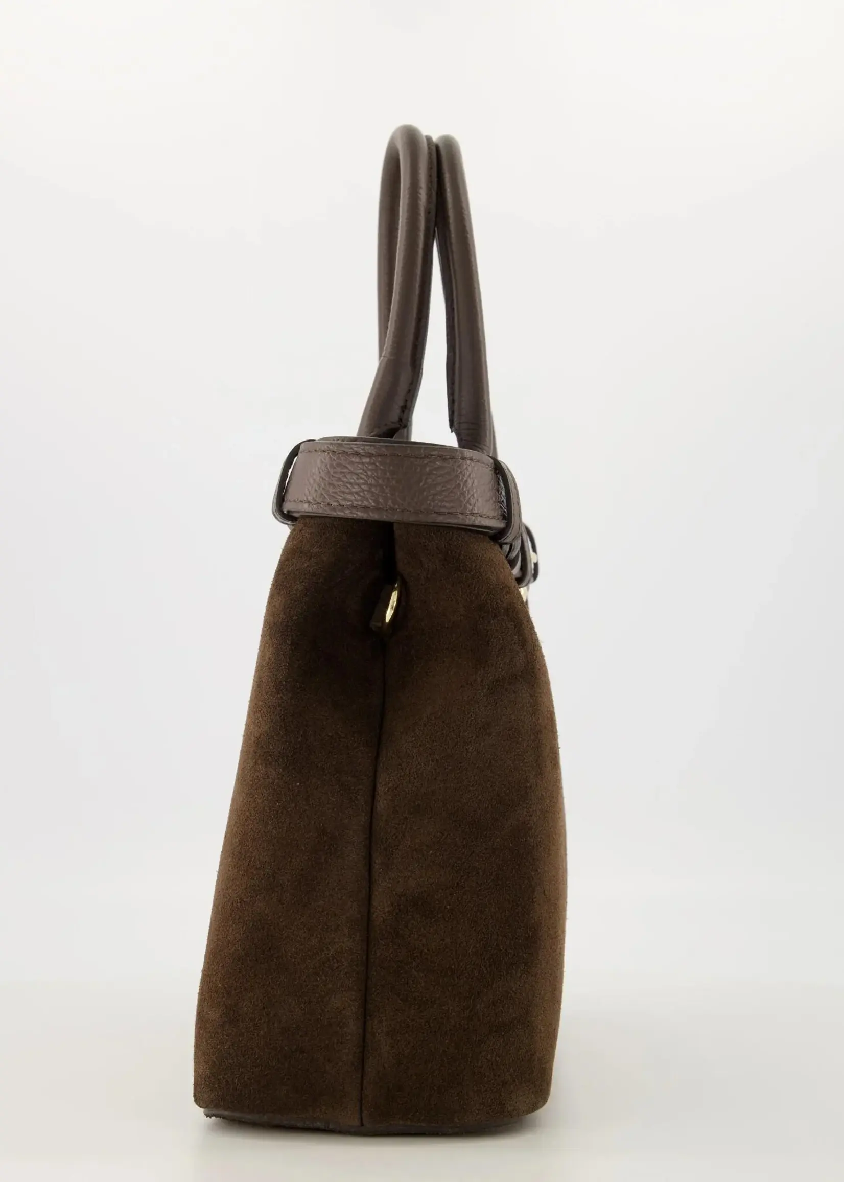Tas Bentley Suede Classic Grain Dark Brown