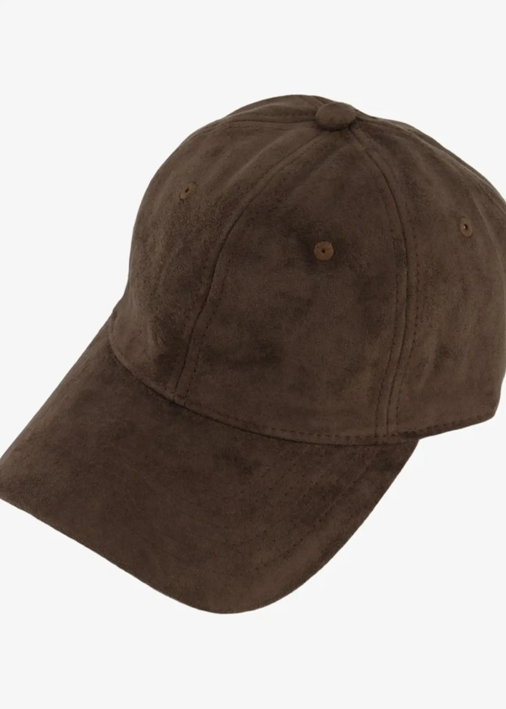 Gwen Hat Dark Brown suede